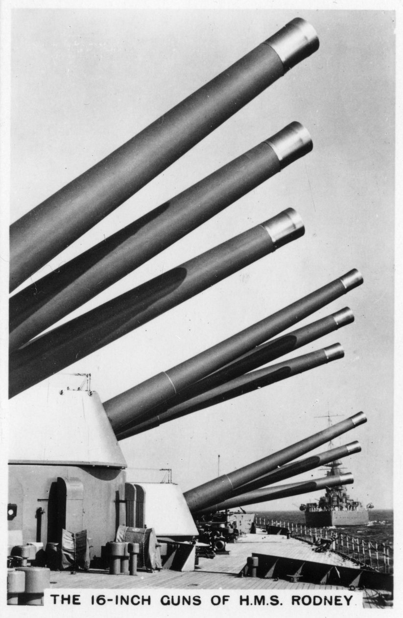 16palcová děla bitevní lodi HMS Rodney, 1937 od Unbekannt