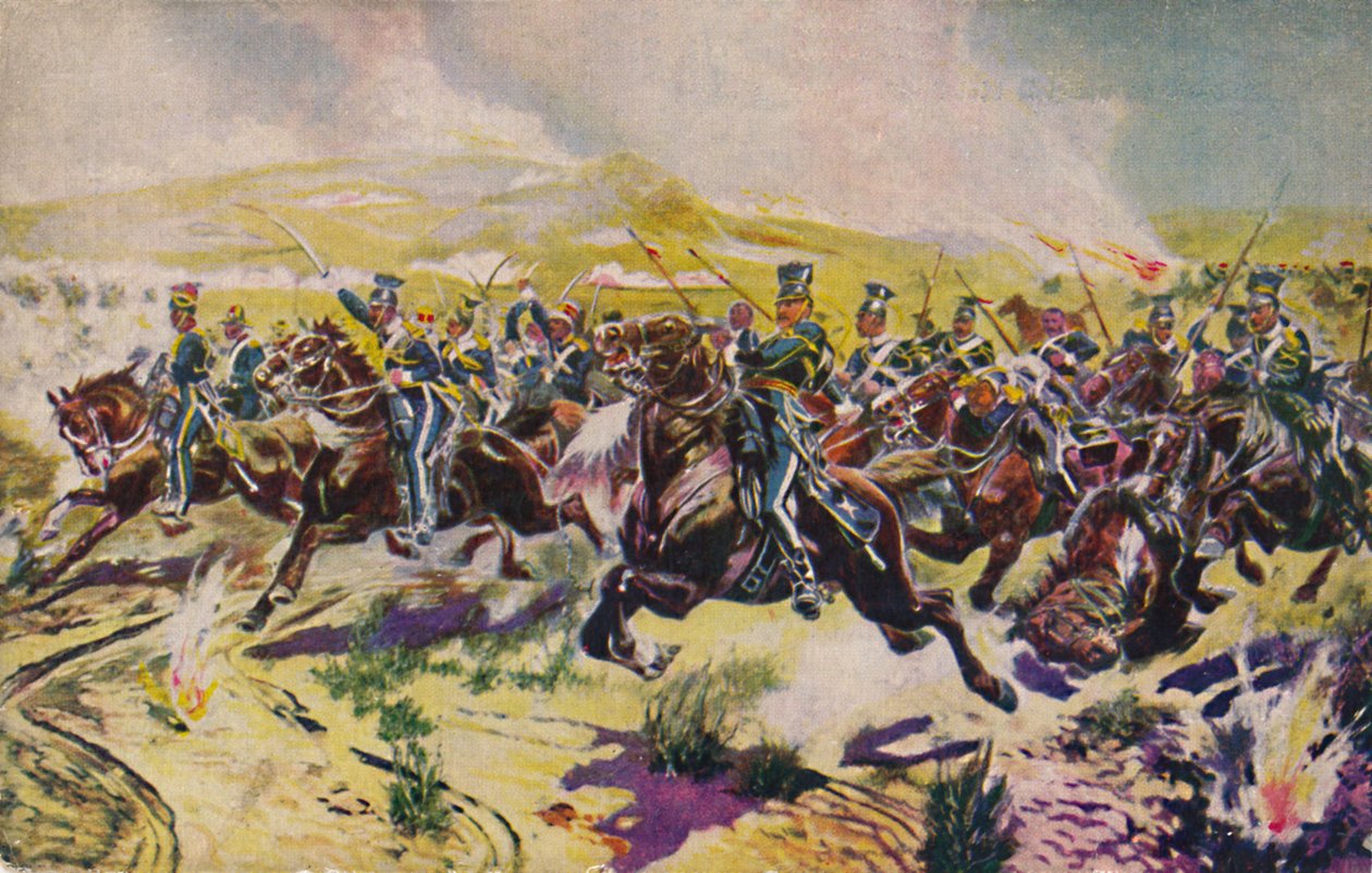 17. kopiníci. Charge of the Light Brigade at Balaclava, 1854, 1939 od Unbekannt