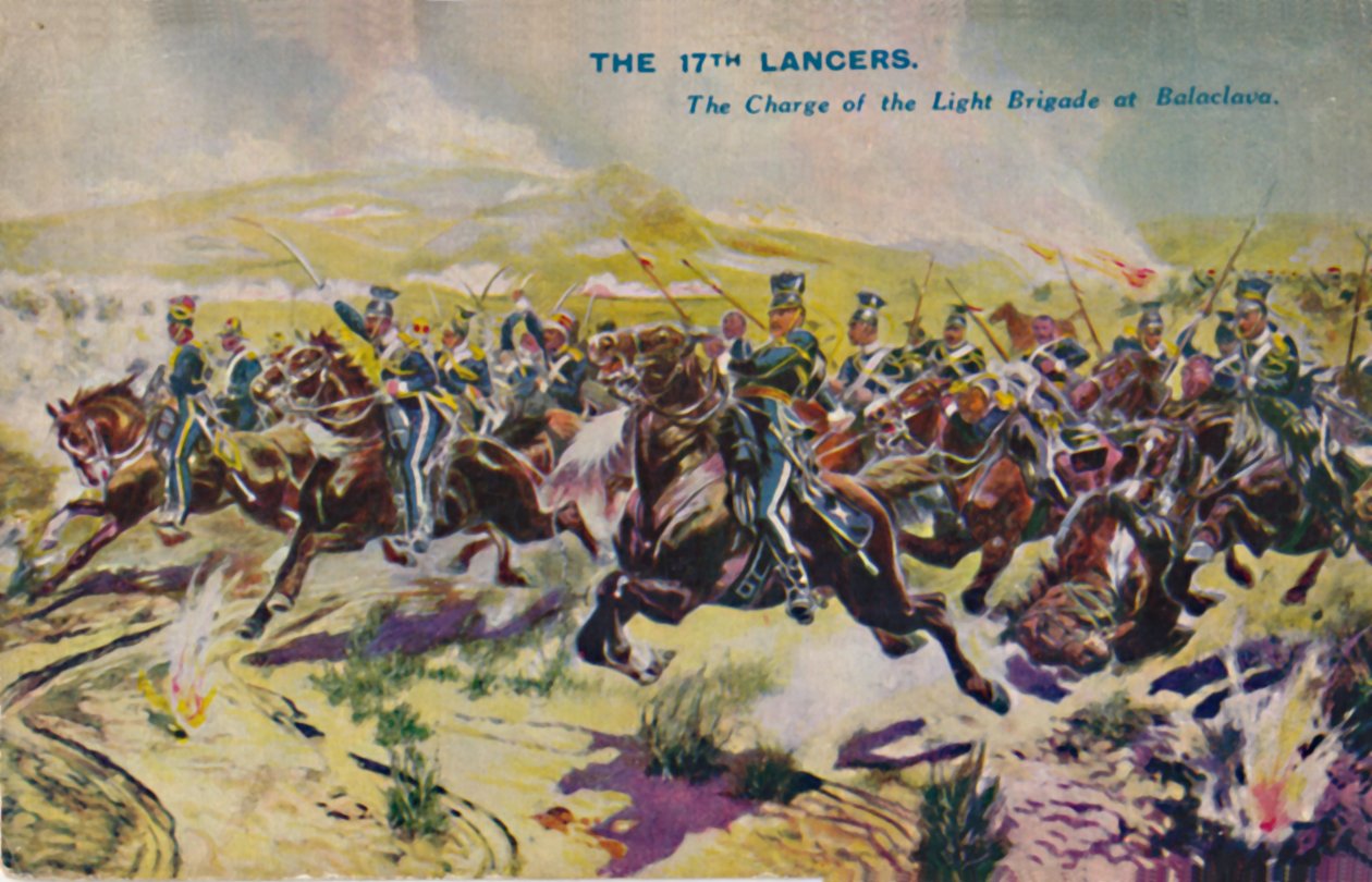 17. kopiníci. Charge of the Light Brigade at Balaclava, 1854, 1939 od Unbekannt