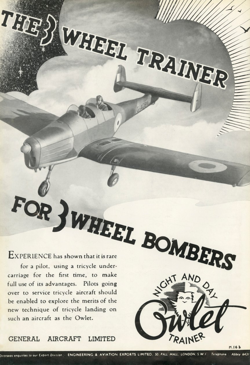 3 Wheel Trainer for 3 Wheel Bombers, 1941. od Unbekannt