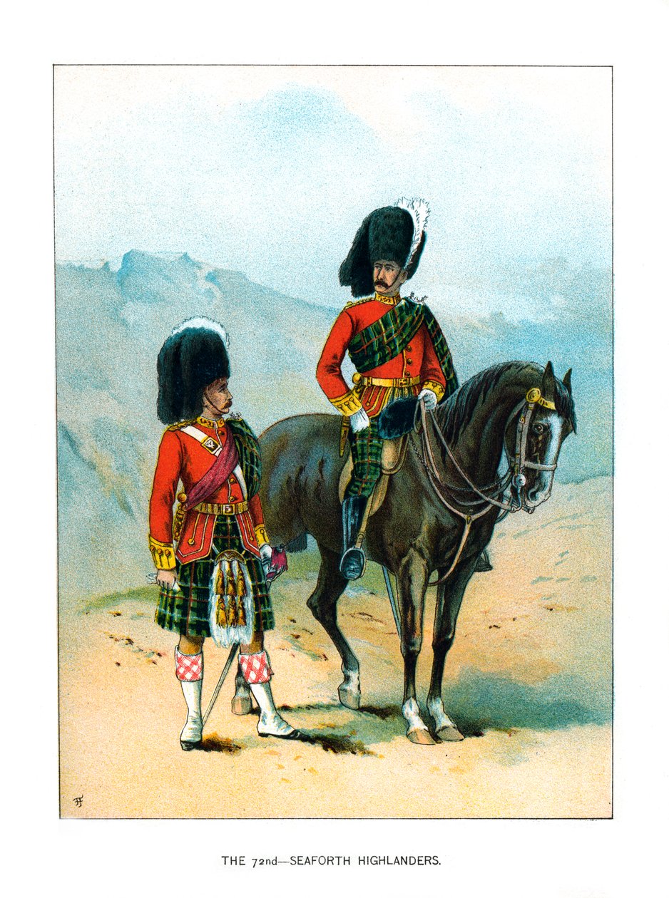 72. Seaforth Highlanders, c1890 od Unbekannt