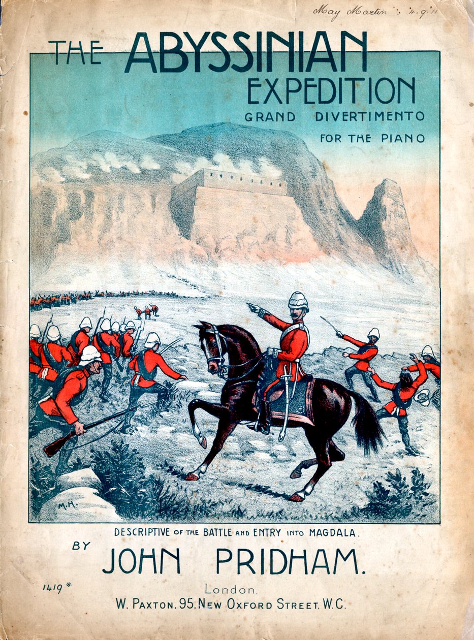 Habešská expedice, 1868 od Unbekannt
