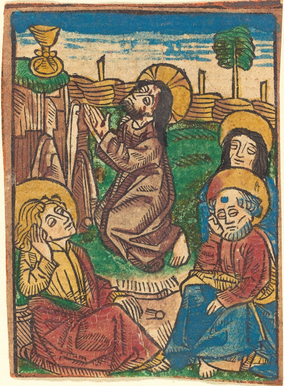 Agónie v zahradě, c. 1490. od Unbekannt