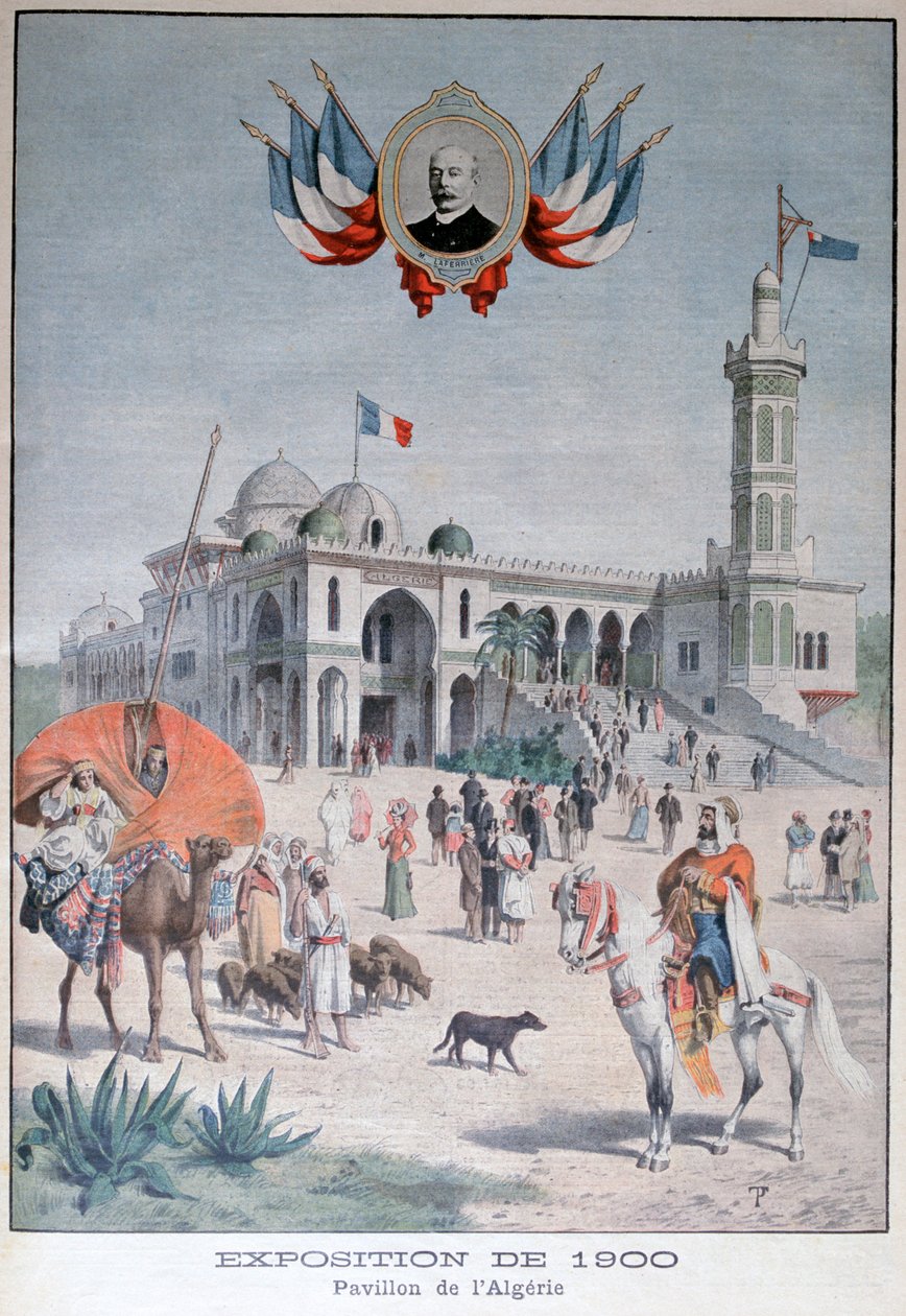 Alžírský pavilon na Světové výstavě v roce 1900, Paříž, 1900 od Unbekannt