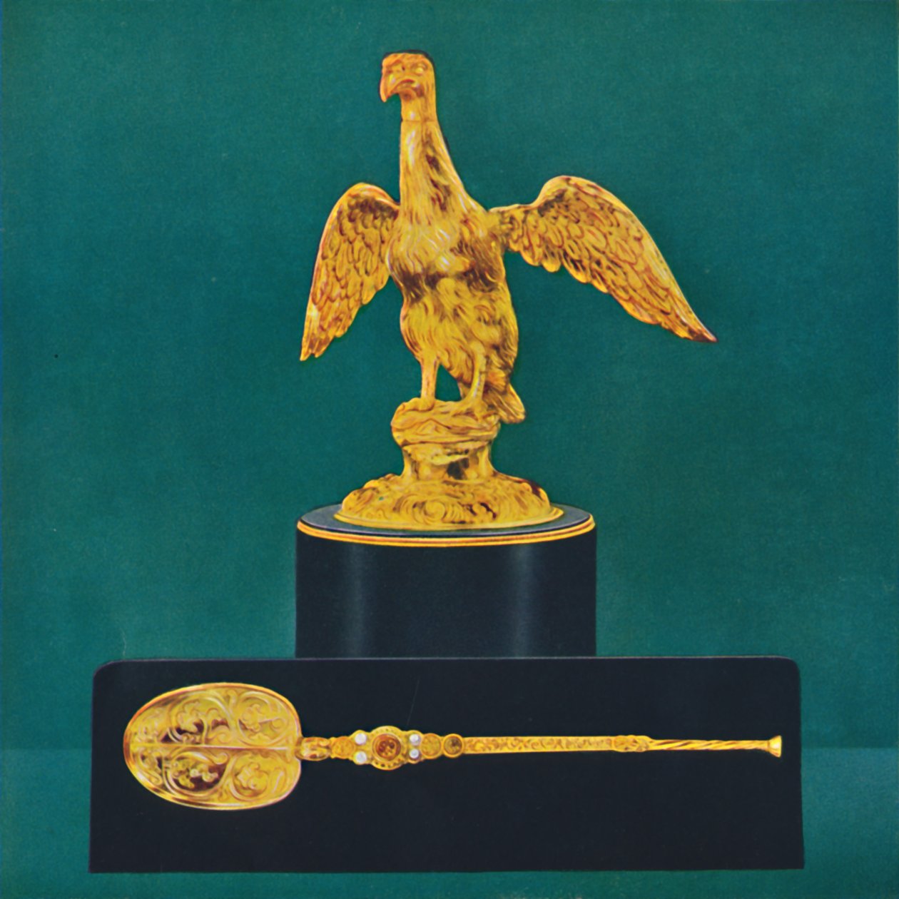 Ampulla nebo Golden Eagle and the Spoon, 1937. od Unbekannt