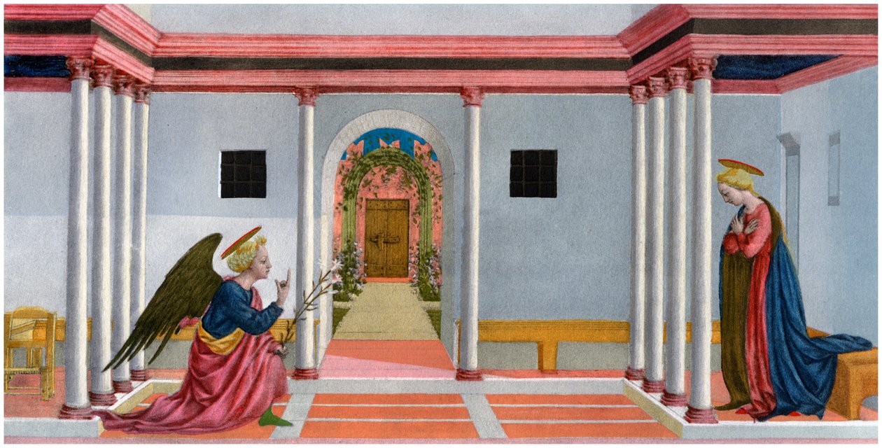 Zvěstování, c1445, 1958 od Unbekannt