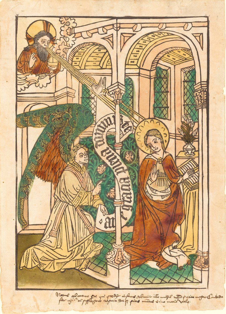 Zvěstování, c. 14501470. od Unbekannt