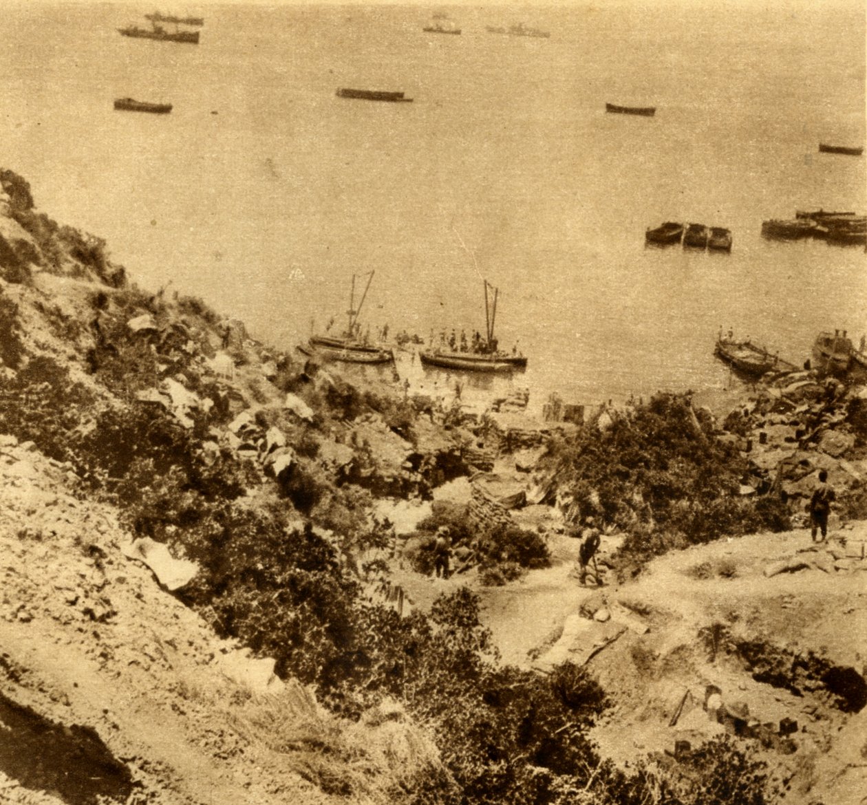 Kolonie Anzac v Gallipoli, Gaba Tepe od Unbekannt