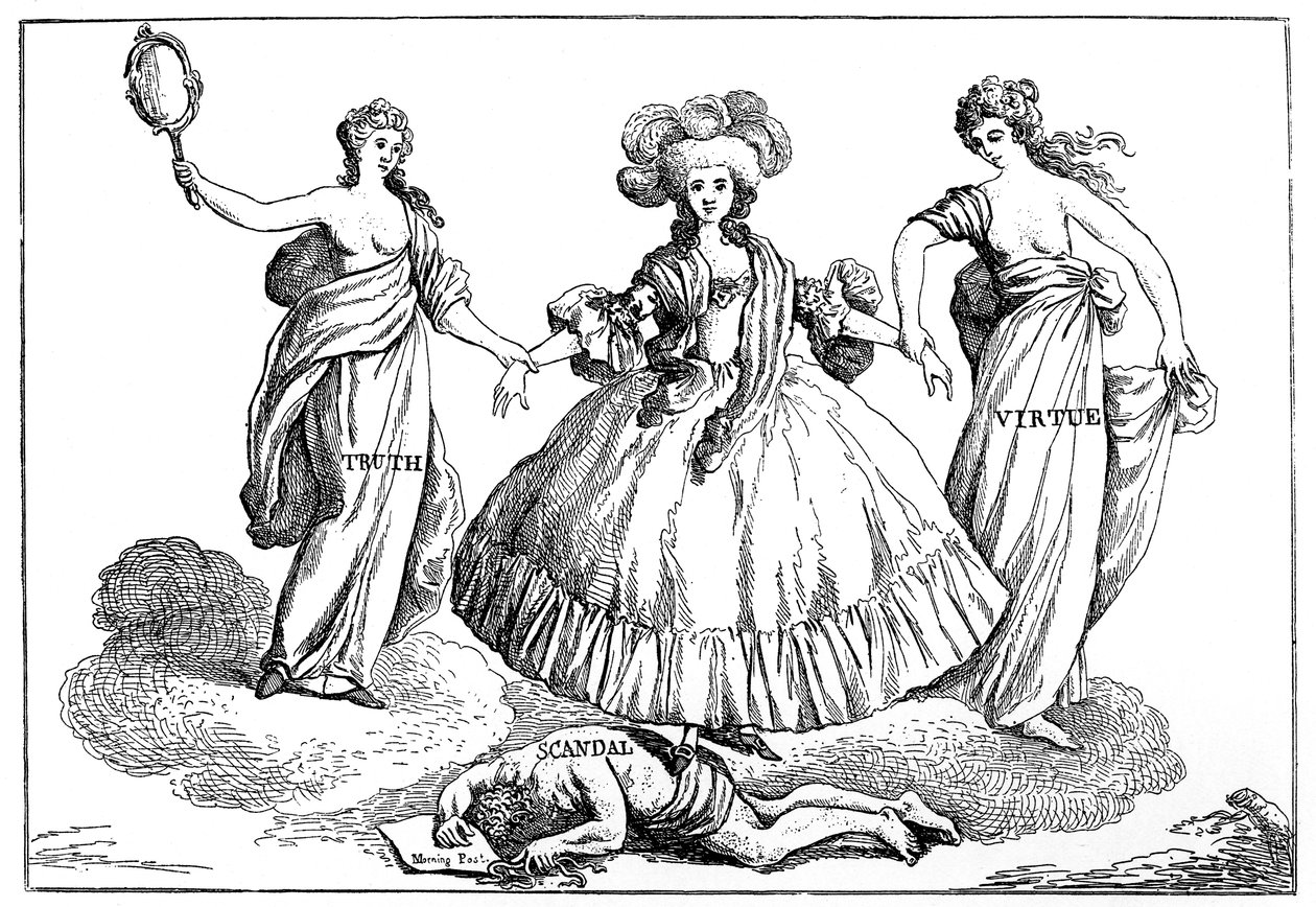 Apoteóza vévodkyně z Devonshire, 1784 od Unbekannt