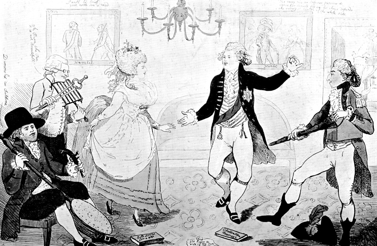 Apríl, aneb pošetilosti noci..., 1786 od Unbekannt