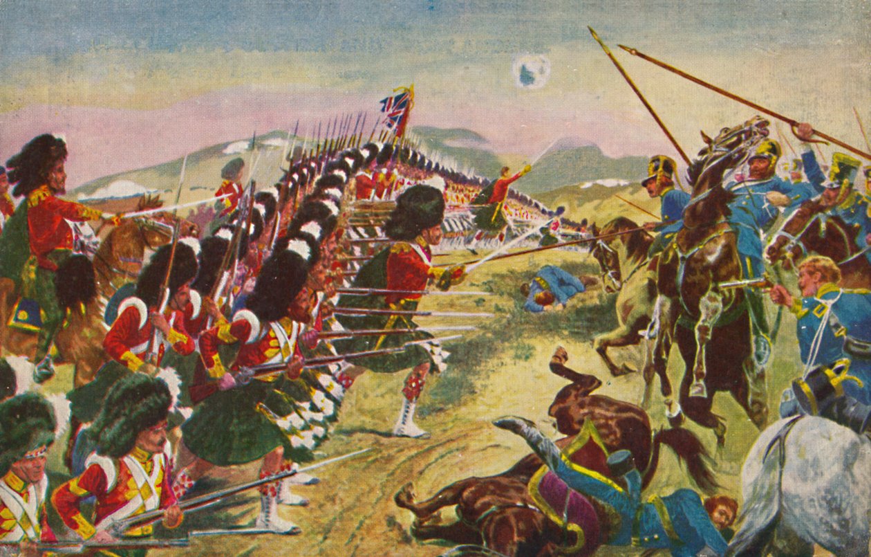 Argyll & Sutherland Highlanders. Tenká červená linie u Balaclavy, 1854, 1939 od Unbekannt