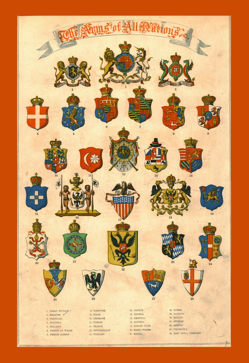 Zbraně všech národů, 1858. od Unbekannt