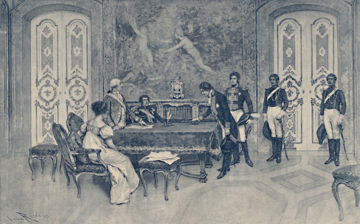 Zatčení Ferdinanda, 1807, 1896. od Unbekannt