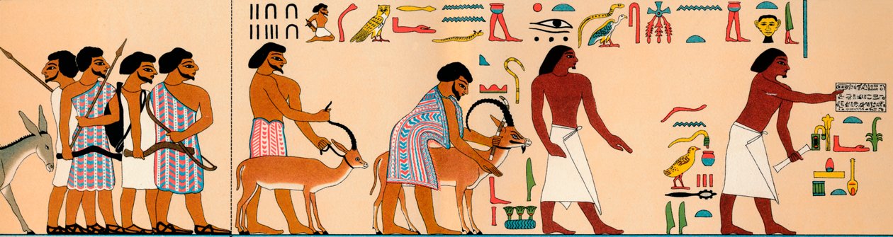 Příjezd kmene semitských nomádů do Egypta, 1895 př.nl, 1903 od Unbekannt