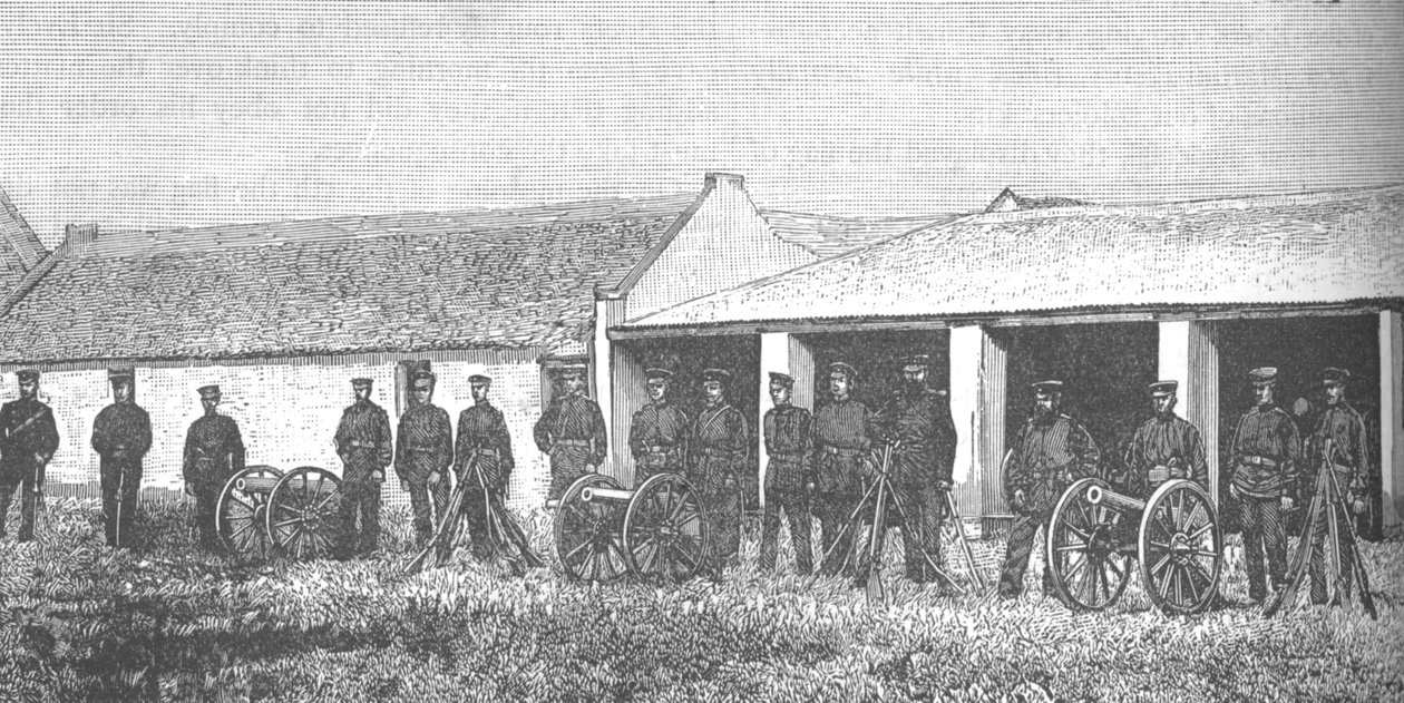 Dělostřelectvo Jihoafrické republiky, c1880 od Unbekannt