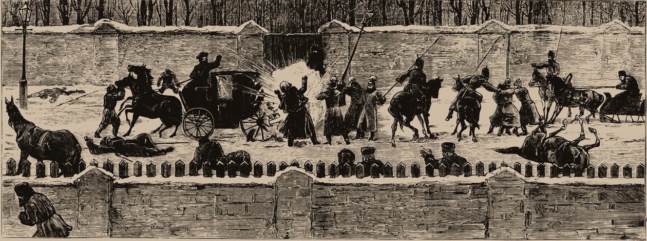 Atentát na Alexandra II dne 13. března 1881, 1881. od Unbekannt