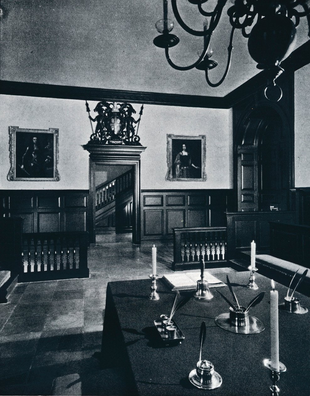 Zasedací místnost domu měšťanů, c1938 od Unbekannt