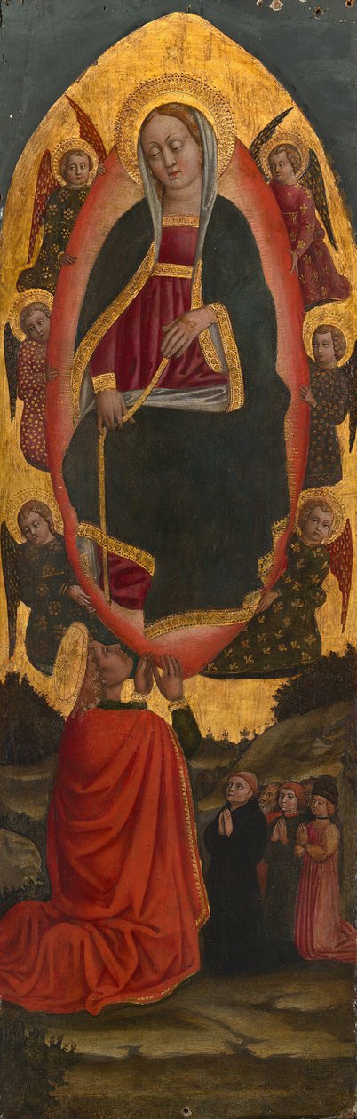 Nanebevzetí Panny Marie se svatými z augustiniánského oltáře, 145075. od Unbekannt