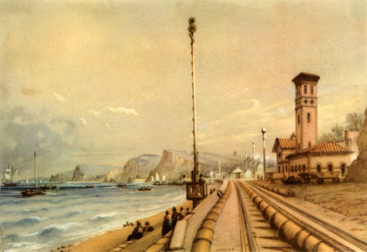 Atmosférická železnice v Dawlish, 1847, 1945. od Unbekannt