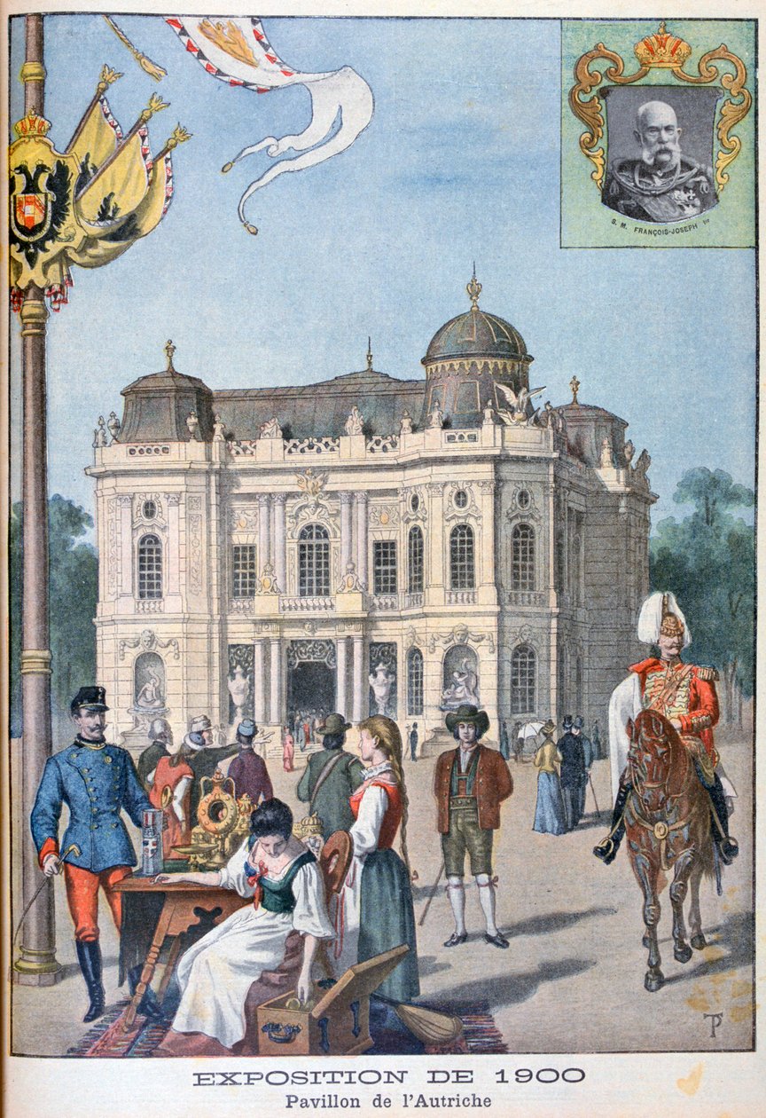 Rakouský pavilon na Světové výstavě v roce 1900, Paříž, 1900 od Unbekannt