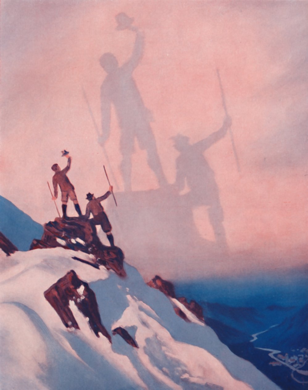 Strašidlo inspirující Brocken, 1935 od Unbekannt