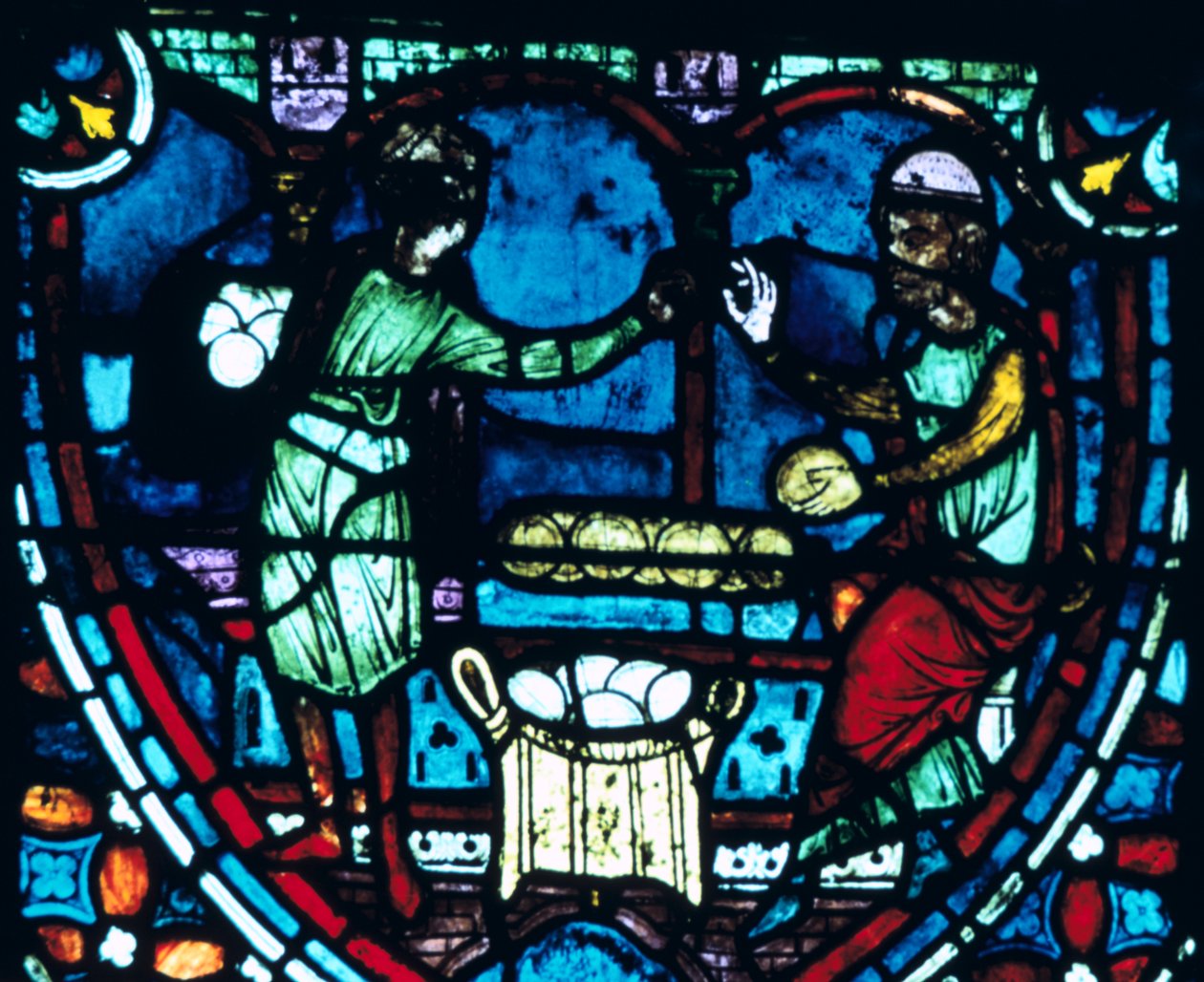 Bakers, vitráže, katedrála v Chartres, Francie, 1194-1260 od Unbekannt