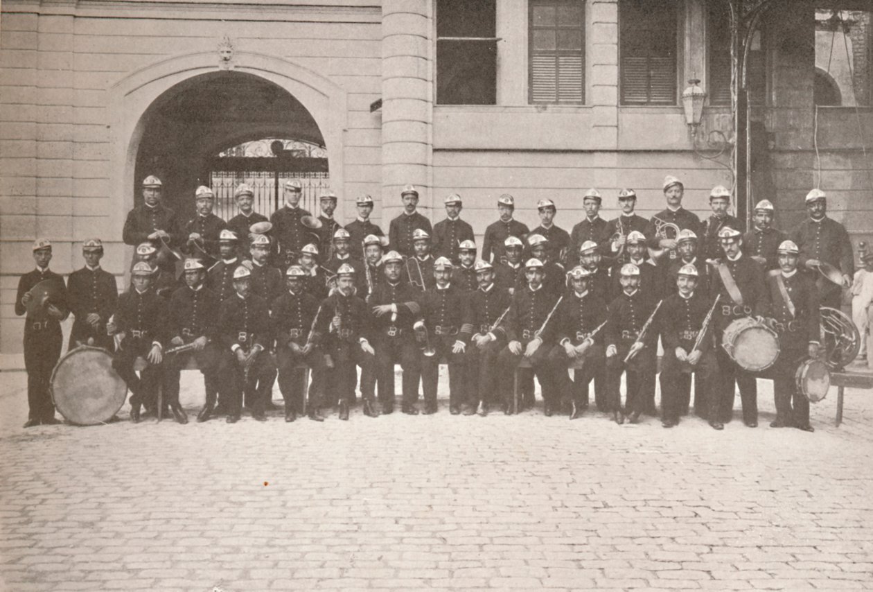 Kapela hasičského sboru v Riu, 1914 od Unbekannt