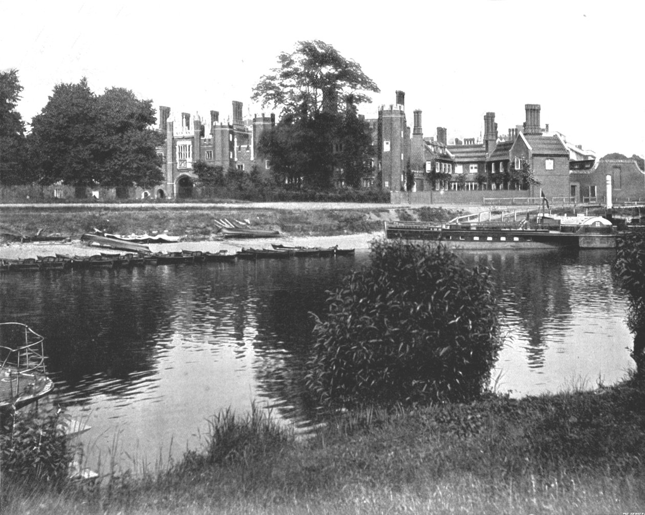 Bankside v Hampton Court, Richmond, Londýn, 1894. od Unbekannt
