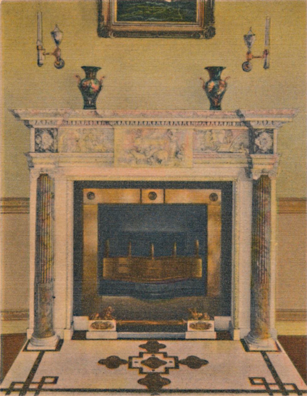 Mantel hodovní síně, 1946 od Unbekannt