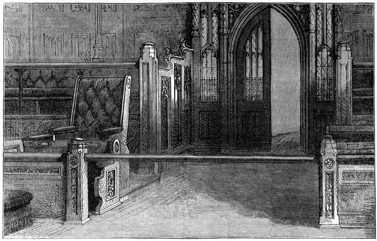 The Bar of the House of Commons, Westminster, Londýn, 19. století od Unbekannt