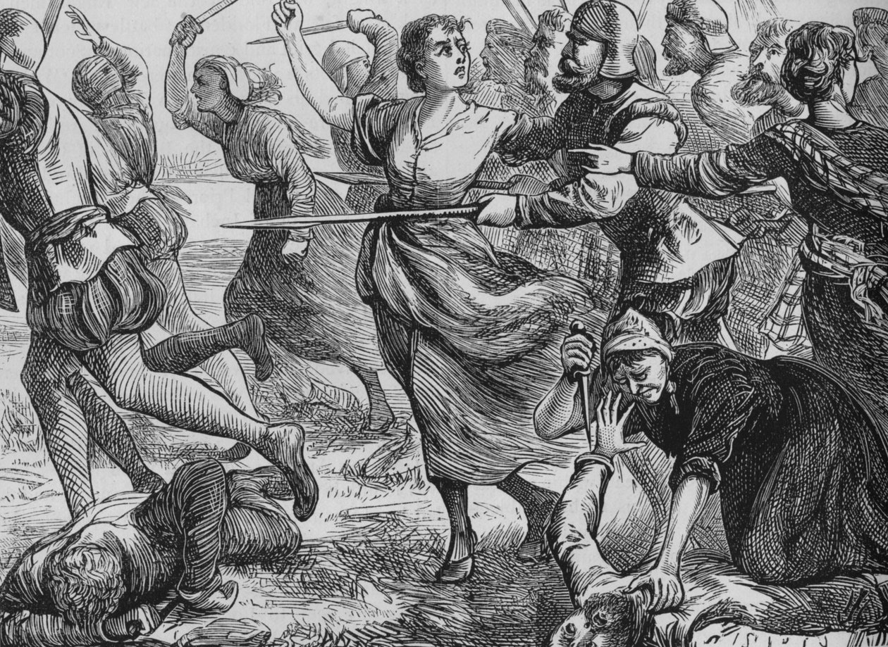 Bitva u Ancrum Moor, 27. února 1545, c1880 od Unbekannt