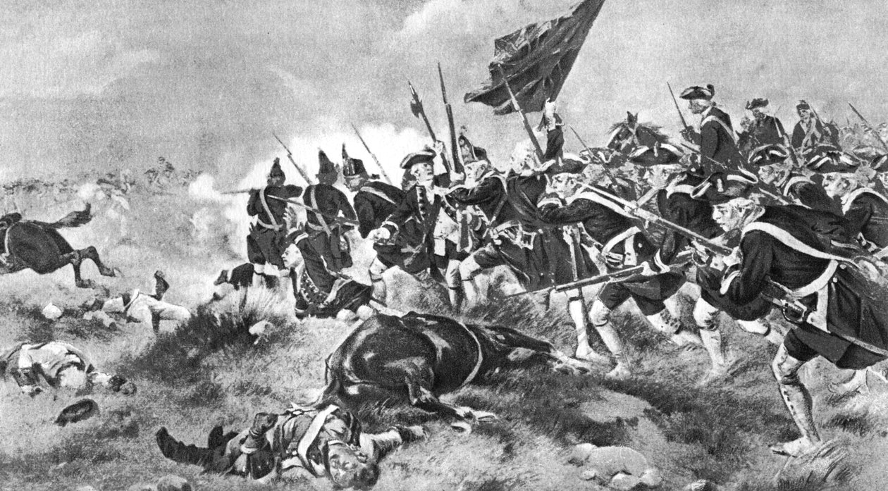 Bitva u Dettingenu, 16. června 1743, 1910 od Unbekannt