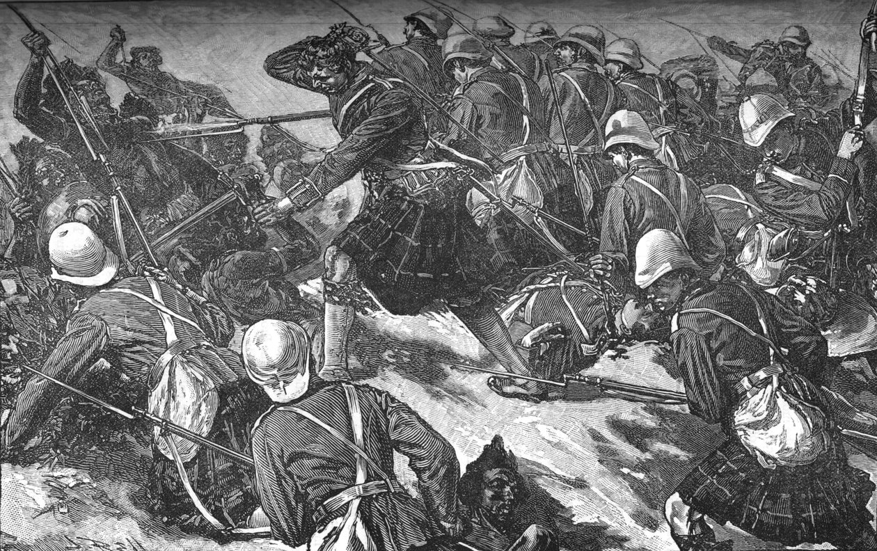 Bitva o El Teb, c1881-85 od Unbekannt