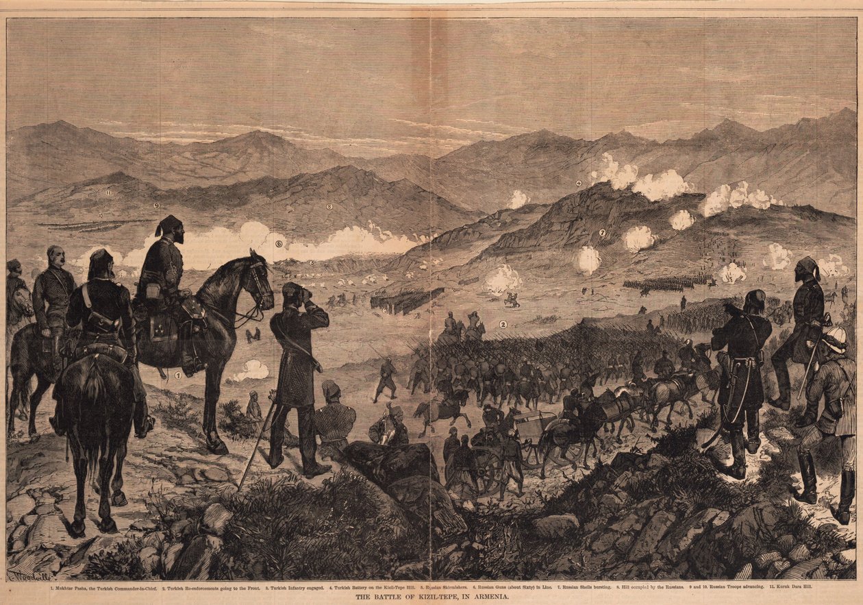 Bitva u Kizil-Tepe 25. června 1877 1877 od Unbekannt