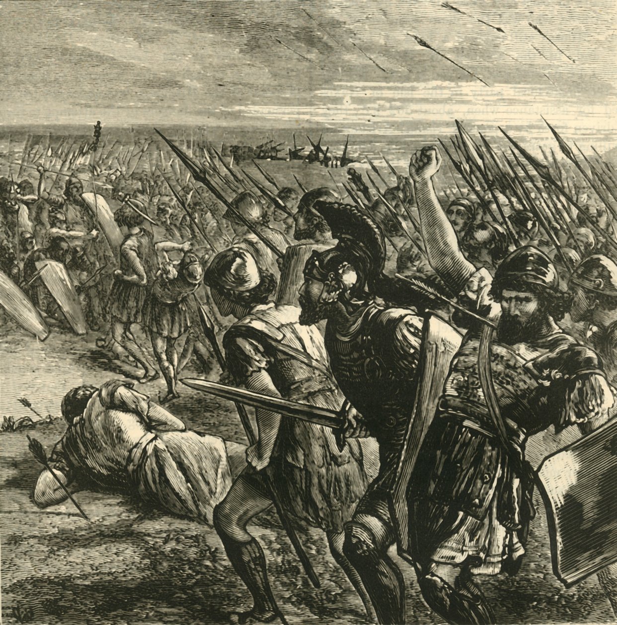 Bitva u Marathonu, 1890. od Unbekannt