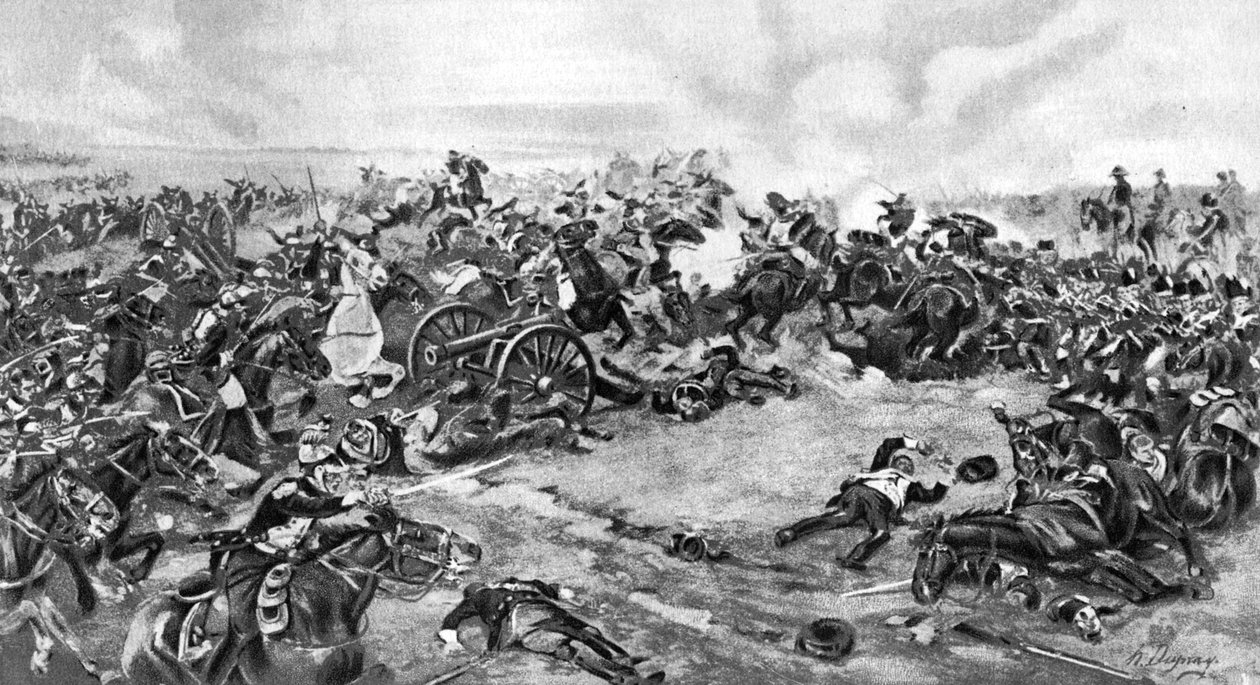 Bitva u Waterloo, vybojovaná 18. června 1815, 1910 od Unbekannt