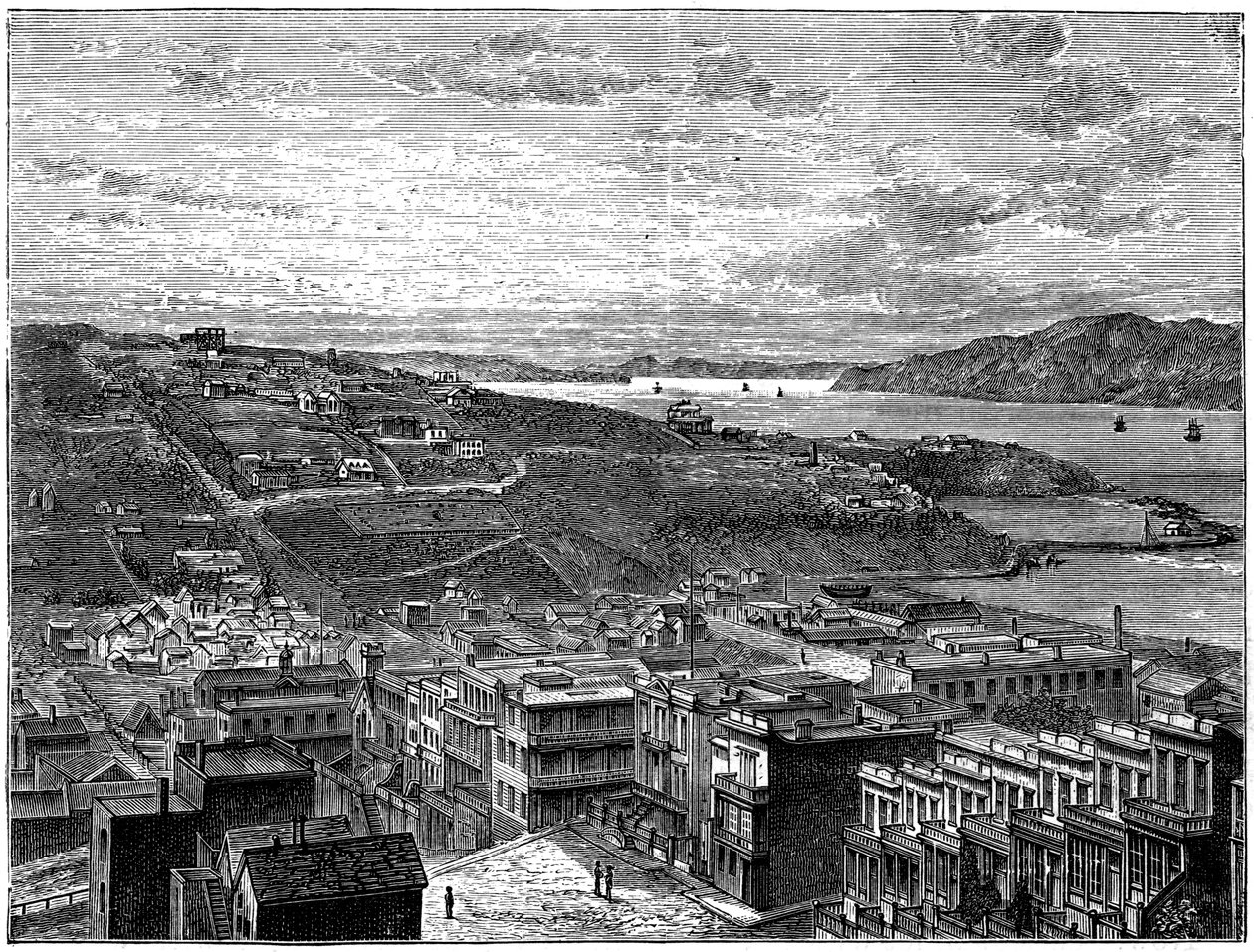 Zátoka San Francisco, Amerika od Unbekannt