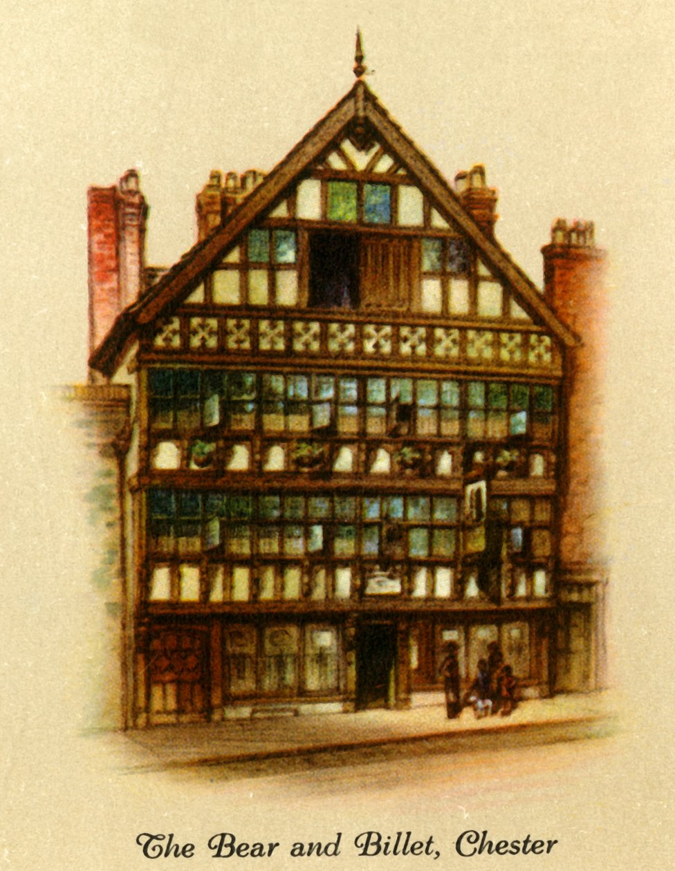 The Bear and Billet, Chester, 1936. od Unbekannt