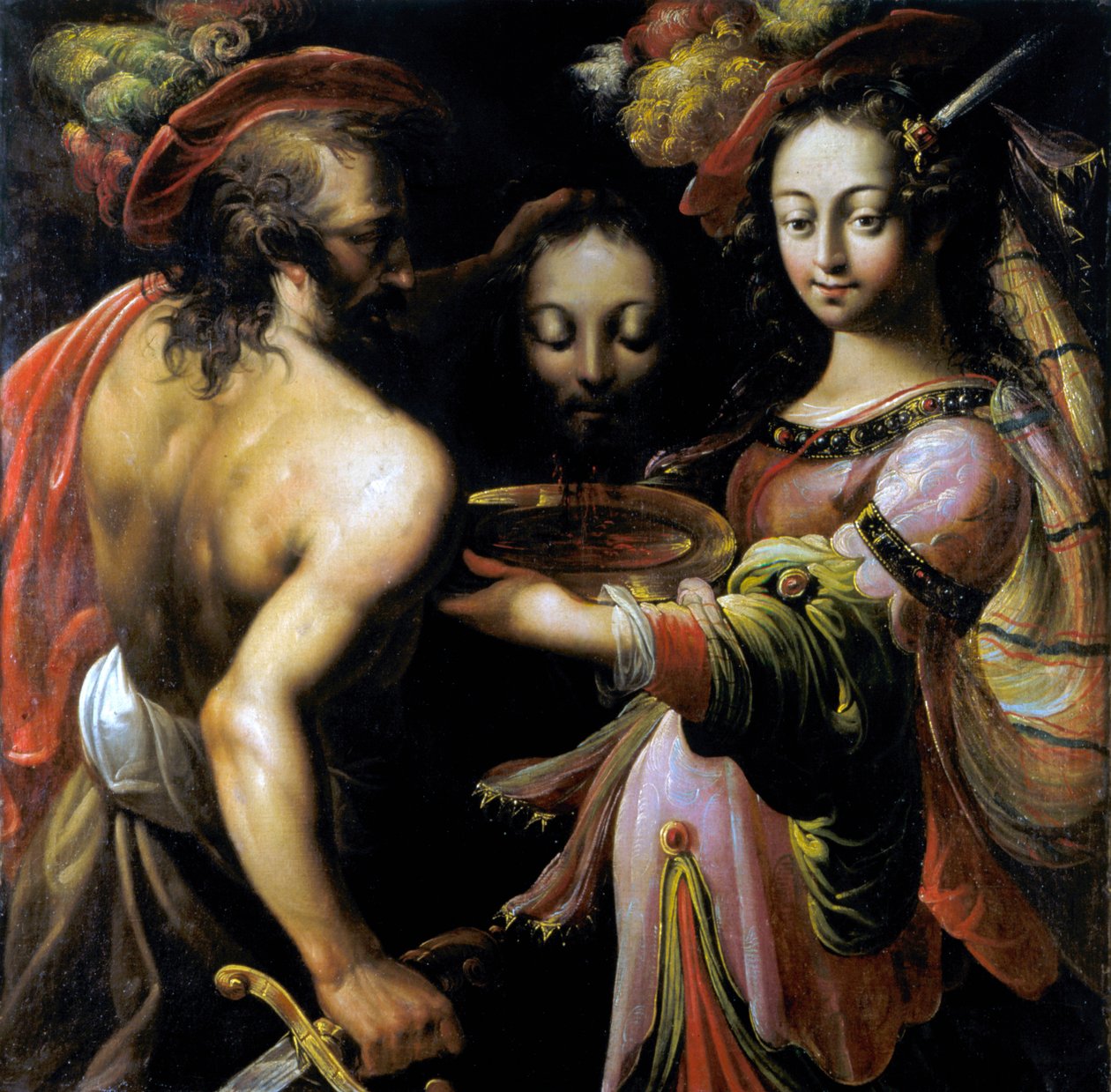 Stětí Jana Křtitele, c1630 od Unbekannt