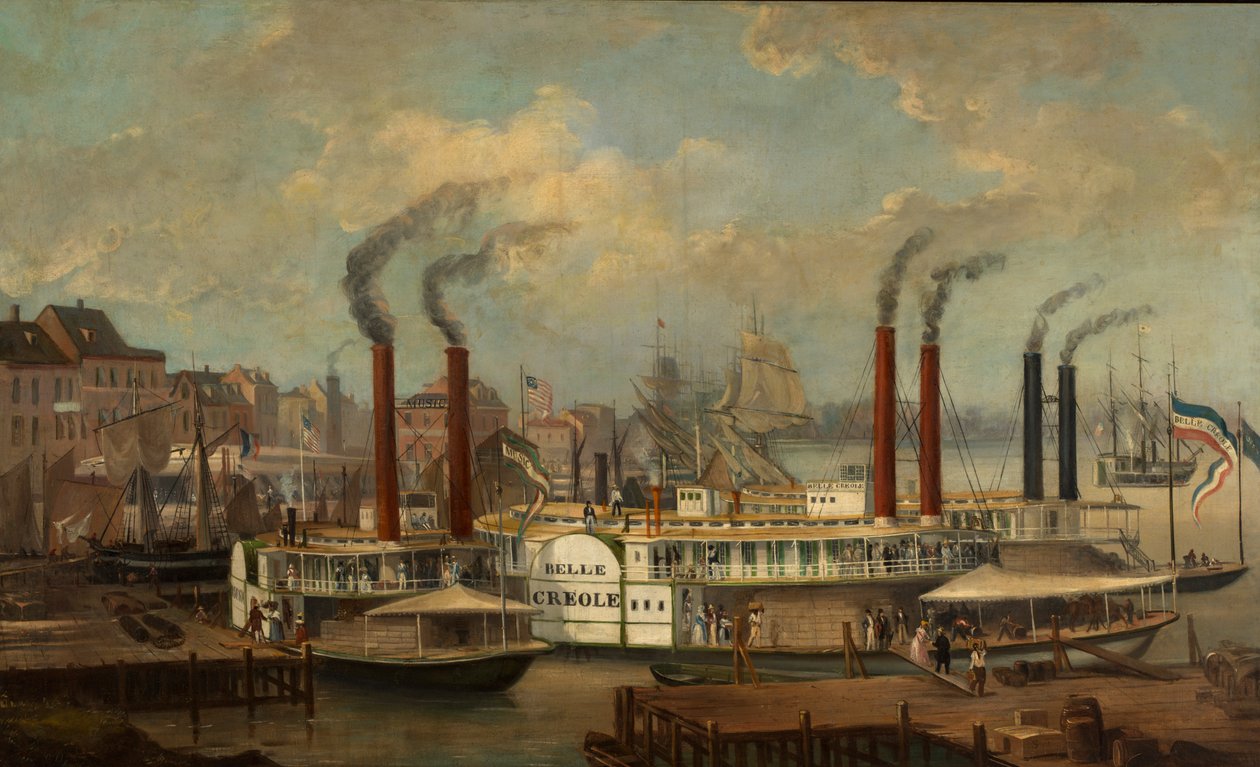 Belle Creole v New Orleans, ca. 1845-1849. od Unbekannt