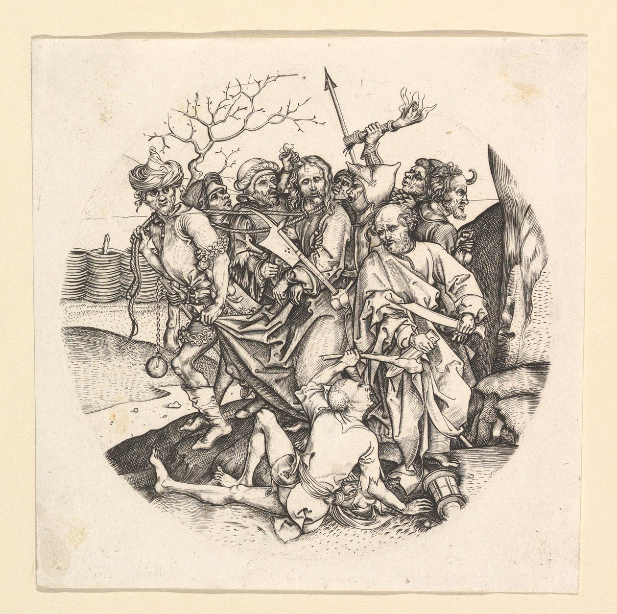 Kopie Zrady Krista v rondelu, ca. 1435-1491. od Unbekannt