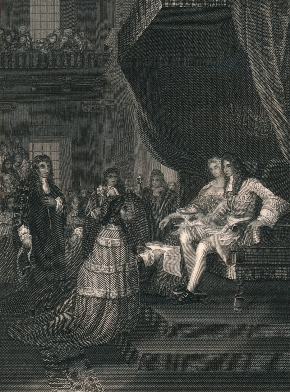 Listina práv předložená Williamovi a Marii, 1689, polovina 19. století. od Unbekannt