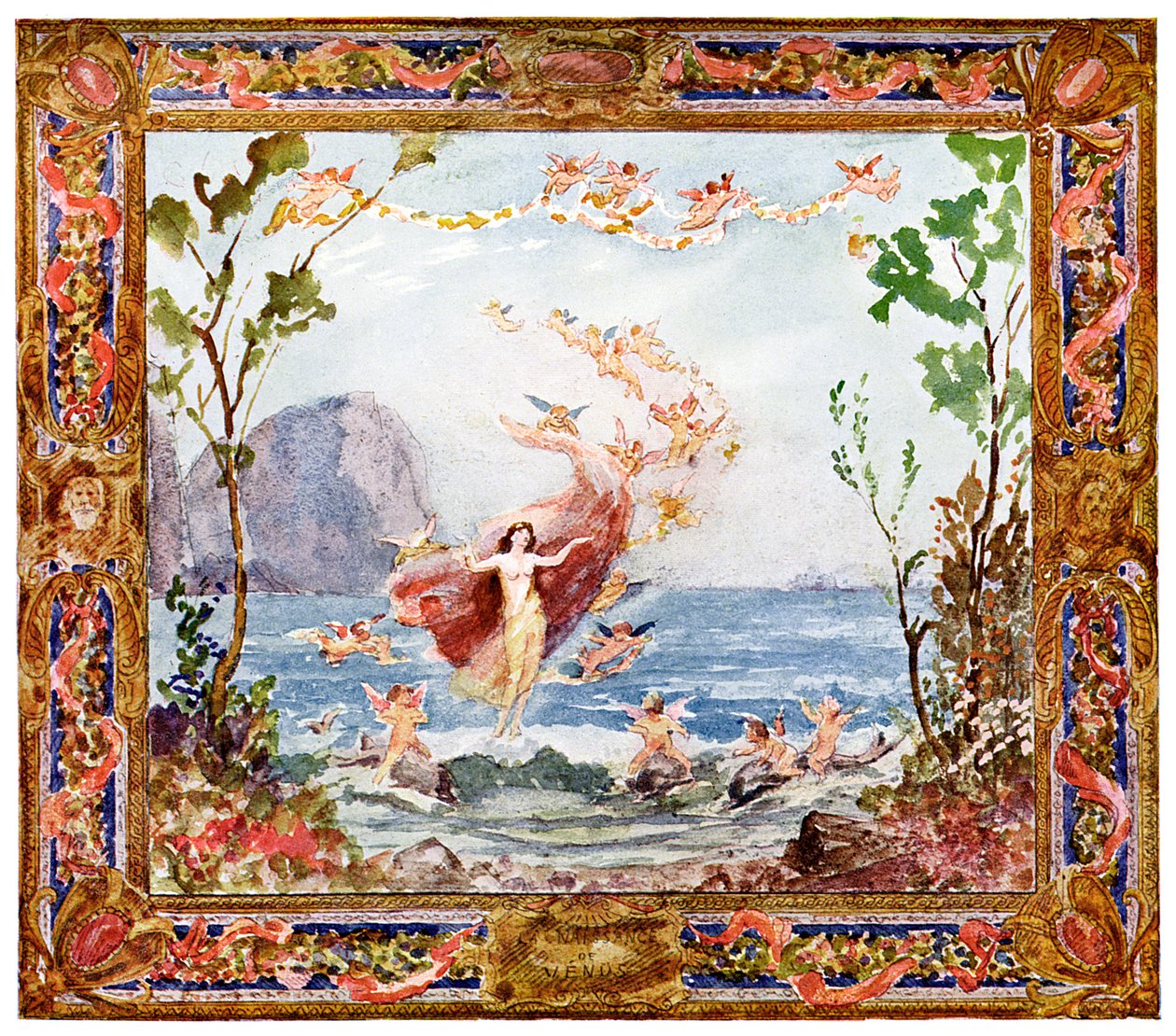 Zrození Venuše, 1900 od Unbekannt