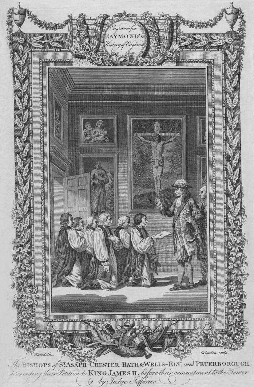 Biskupové ze Stasaph-Chester-Bath & Wells-Ely a Peterborough, c1787 od Unbekannt