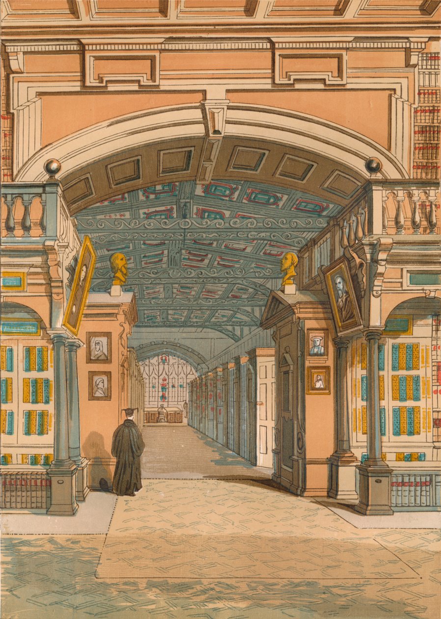 The Bodleian Library, Oxford, c1845, 1864 od Unbekannt