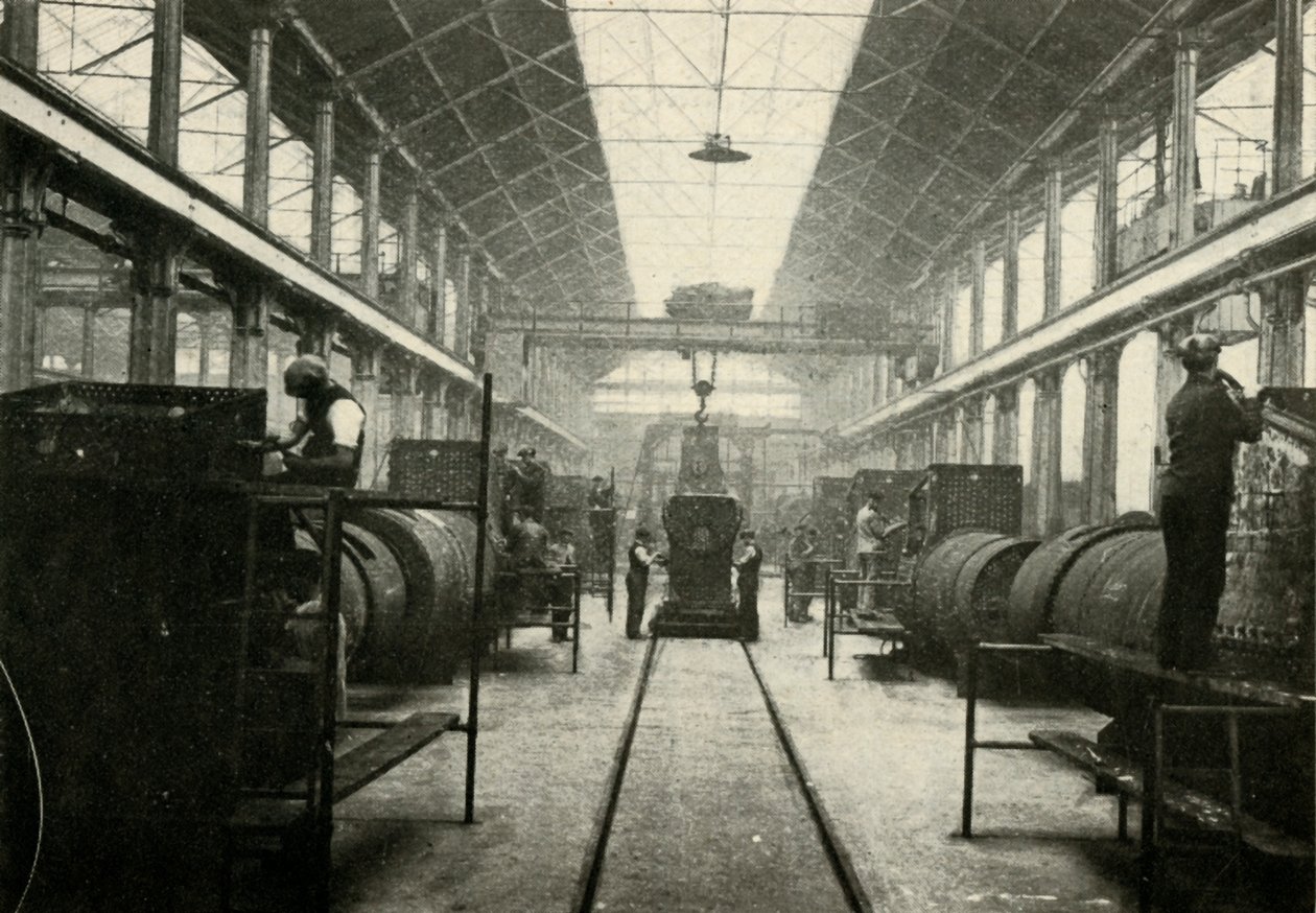 The Boiler Shop, Locomotive Works, Swindon, c1930. od Unbekannt