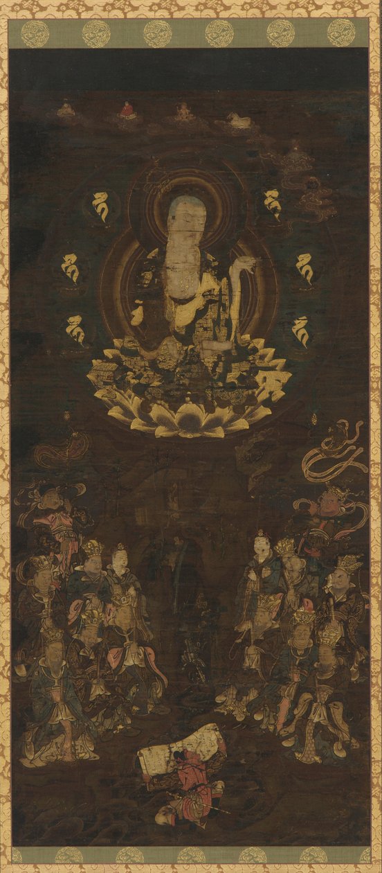 The Bosatsu Jizo and Ten Kings of Hell, Kamakura period, 1185-1333. od Unbekannt