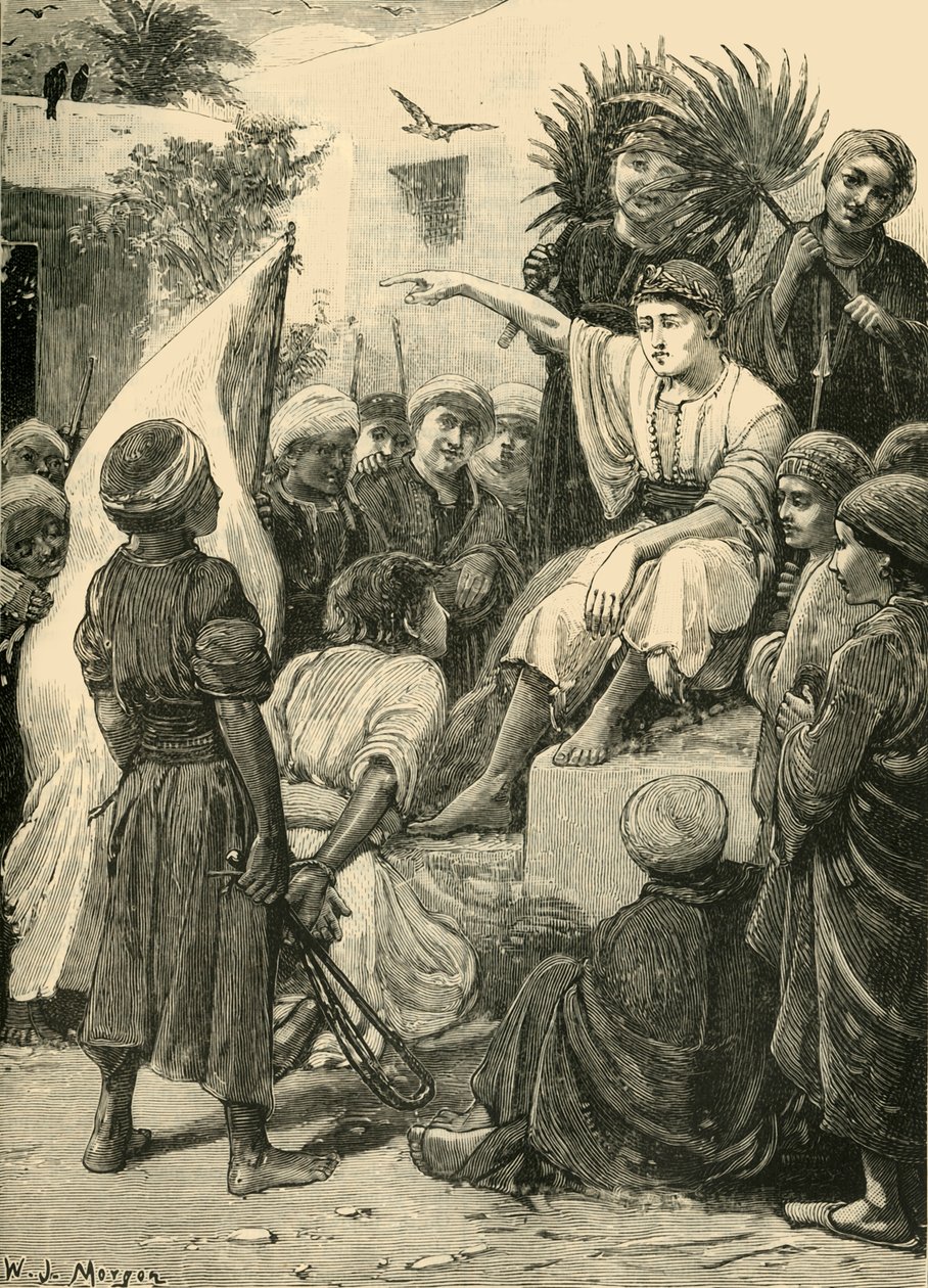 Chlapec Cyrus hraje krále, 1890. od Unbekannt
