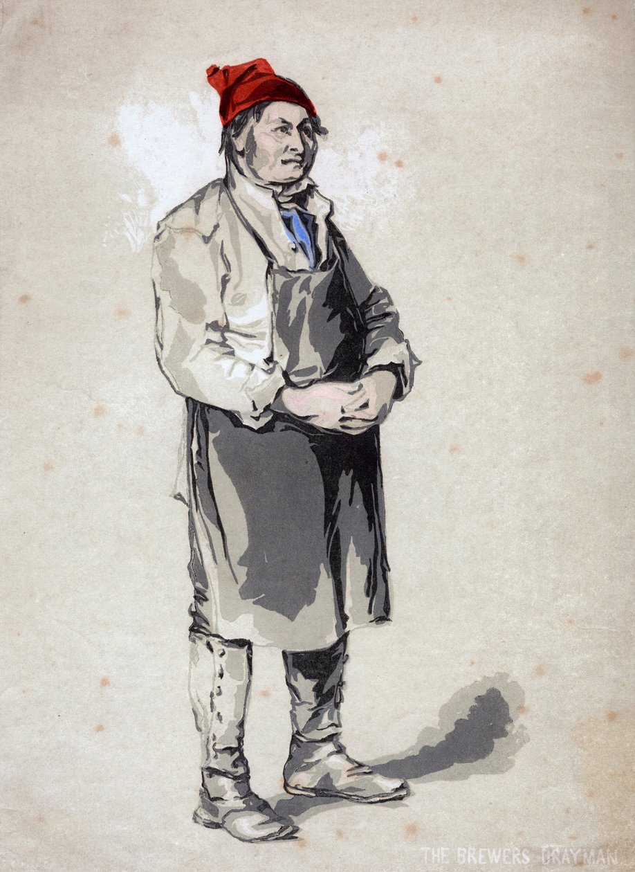 The Brewers Drayman, 19. století od Unbekannt