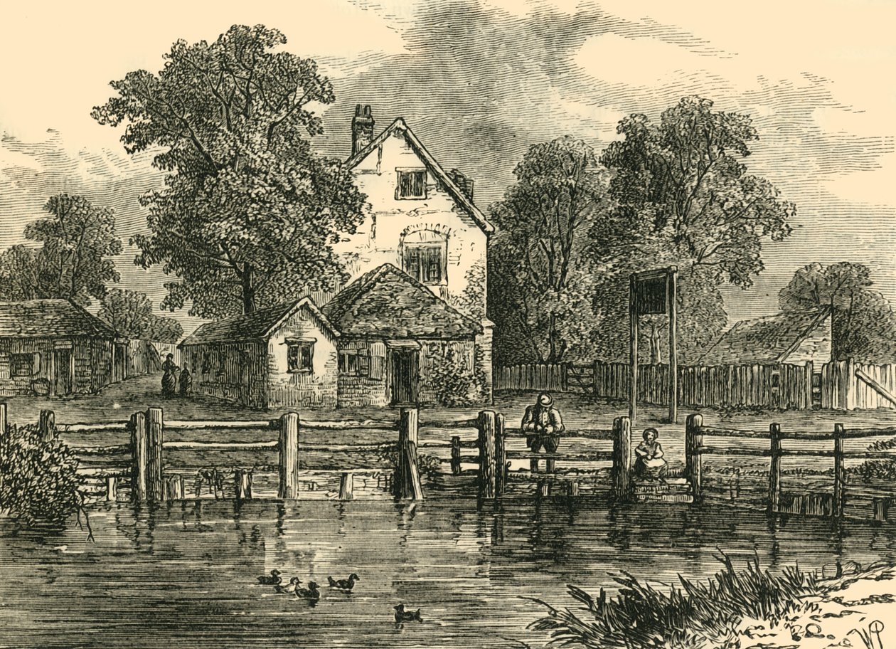 Brill, Somers Town, v roce 1780, c1876. od Unbekannt